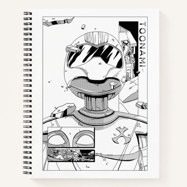 Cuaderno Toonami TOM 5 y SARA Comic Style Parachoque (Anverso)
