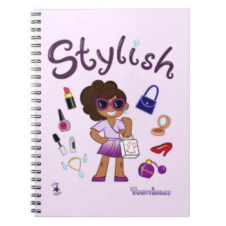Cuaderno TOONVIDUALES Chica elegante 1 bloc de notas en esp