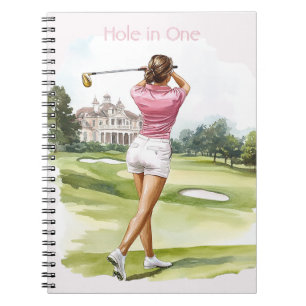 Cuaderno Top Golf Rosa Femenino