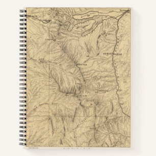 Cuaderno Topography TruckeeDonner Pass Region, California