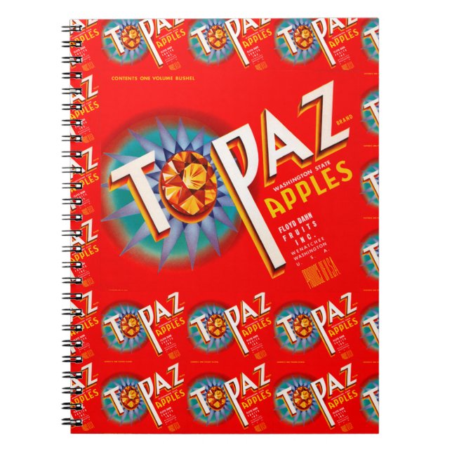 Cuaderno Topz Apple Label multi print (Frente)
