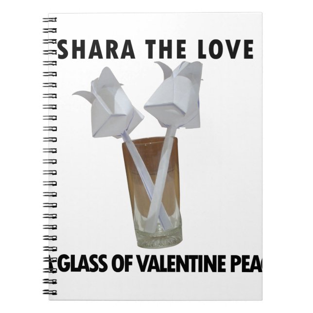 Cuaderno Toque de romance: Un El día de San Valentín pacífi (Frente)