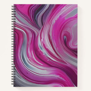 Cuaderno Torbellino Rosa Plateado