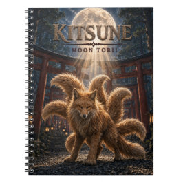 Cuaderno Torii de la Luna Kitsune Cine Oscuro