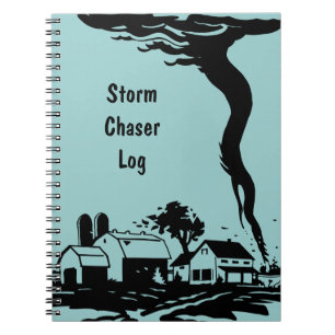 Cuaderno Tormenta Chaser Tornado Twister Meteorología del T