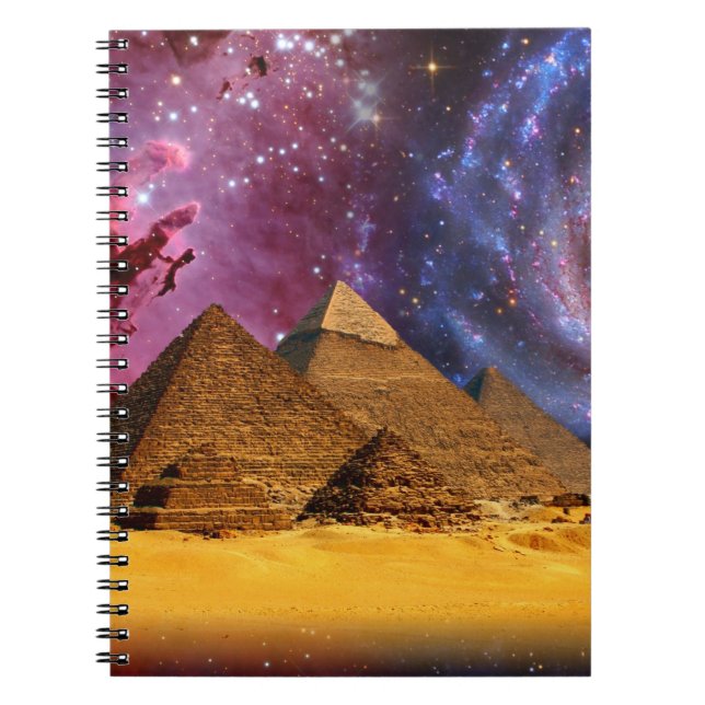 Cuaderno tormenta cósmica sobre egipto (Frente)