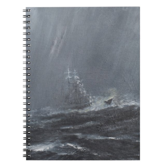 Cuaderno Tormenta de Gneisenau en el Mar del Norte 1940. (Frente)