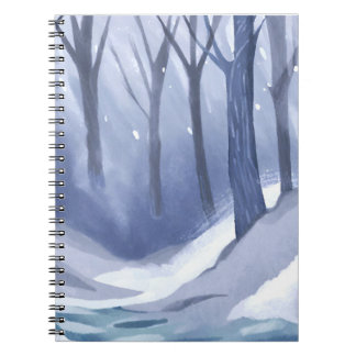 Cuaderno Tormenta De Nieve En El Bosque
