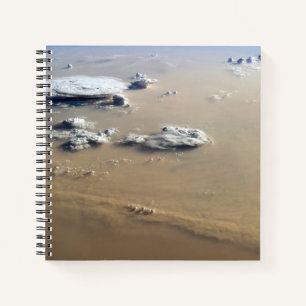 Cuaderno Tormenta De Polvo En Los Mares De Arena Del Desier