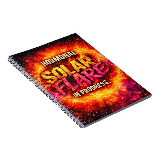 Cuaderno Tormenta Solar Hormonal Aproximándose (Lado Derecho)