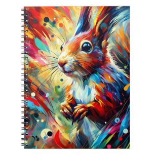 Cuaderno Tornado de Ardilla Brillante