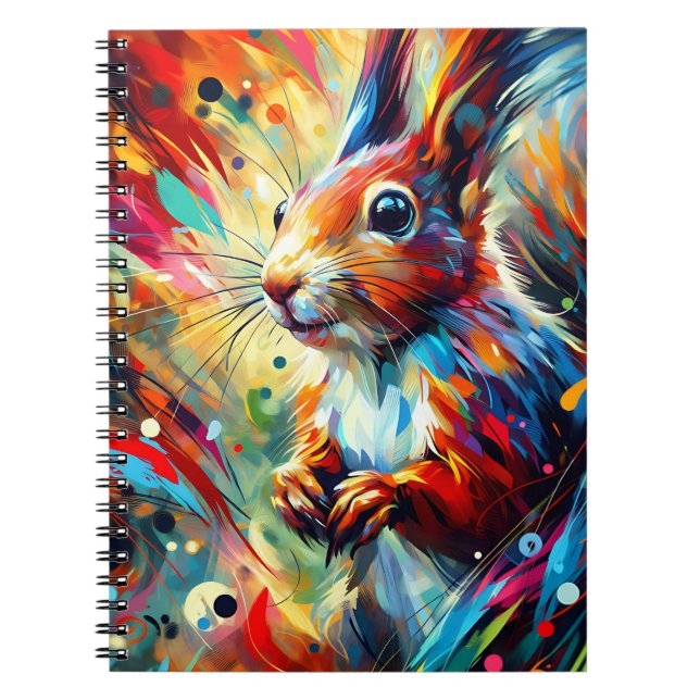 Cuaderno Tornado de Ardilla Brillante (Frente)