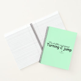 Cuaderno Torneado C Jump Soft Mint y Black