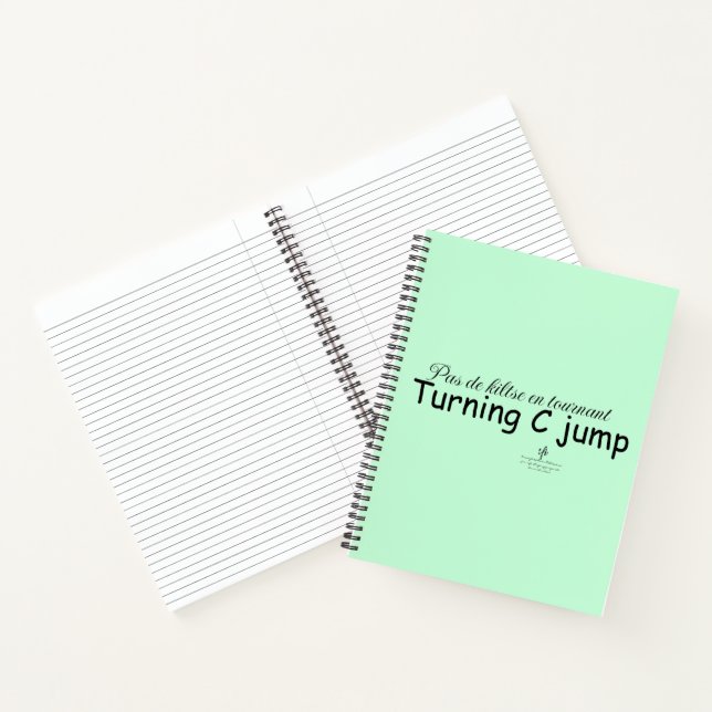 Cuaderno Torneado C Jump Soft Mint y Black (Interior)