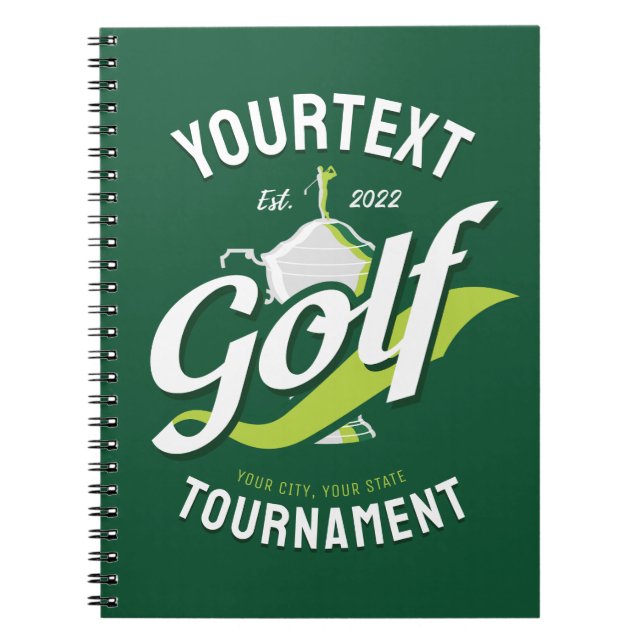Cuaderno Torneo de Trofeo Pro Golfer NAME Golf (Frente)