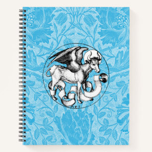 Cuaderno Toro alado del Emblema de San Lucas del siglo XV