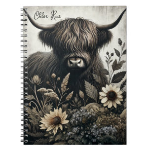 Cuaderno Toro Highland con girasol