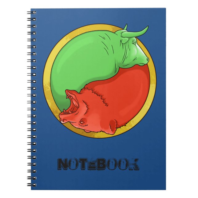 Cuaderno toro y oso (Frente)