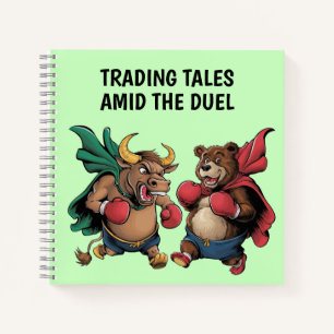 Cuaderno Toro y oso personalizado