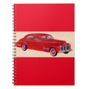 Cuaderno Torpedo Pontiac rojo