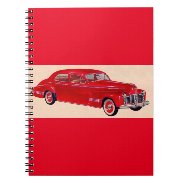 Cuaderno Torpedo Pontiac rojo (Frente)
