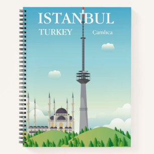 Cuaderno Torre Camlica Estambul, Turquía