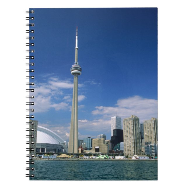 Cuaderno Torre CN y Skydome en Toronto, Ontario, (Frente)