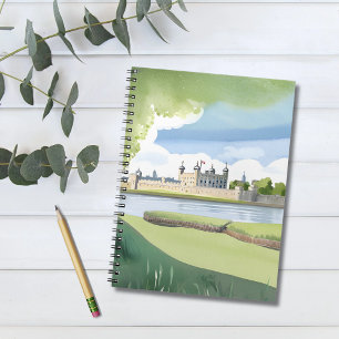 Cuaderno Torre de Londres   Paisaje acuático del Reino Unid