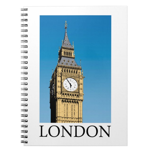 Cuaderno Torre de reloj de Big Ben (Frente)