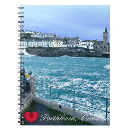 Cuaderno Torre De Reloj Porthleven + Esperando Escultura De