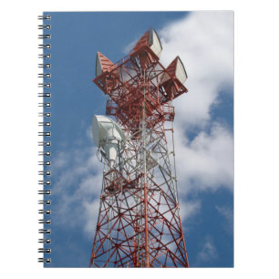 Cuaderno Torre de telecomunicaciones de microondas