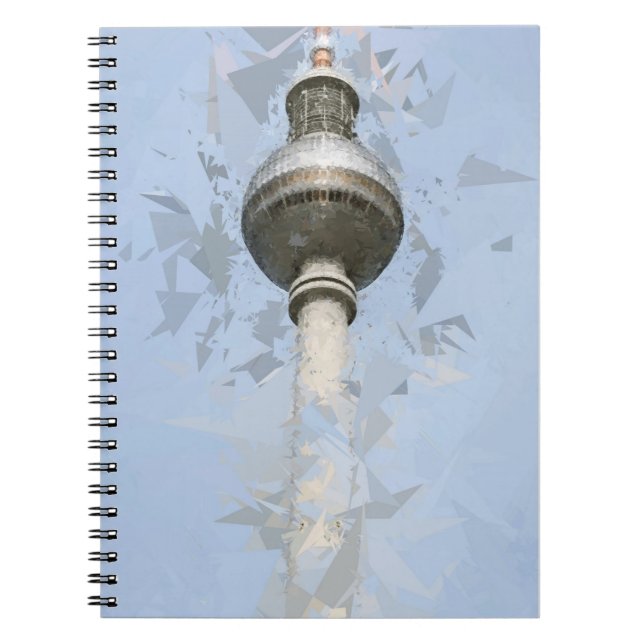 Cuaderno Torre de TV Fernsehturm Berlín, Alemania (Frente)