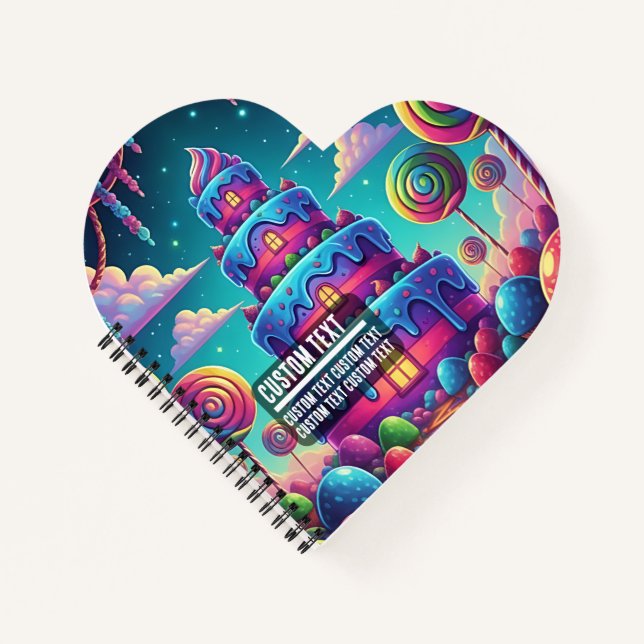 Cuaderno Torre Dulce del Castillo de Caramelo Caprichoso Te (Anverso)