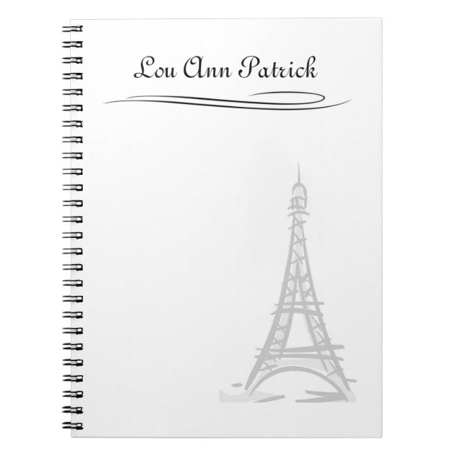 Cuaderno Torre Eiffel (Frente)