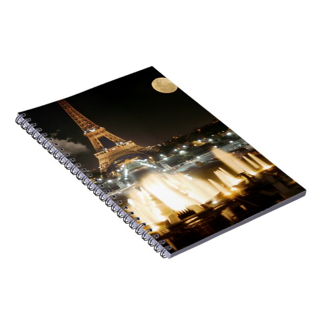 Cuaderno Torre Eiffel de noche (Lado Derecho)