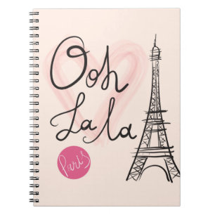 Cuaderno Torre Eiffel dibujada mano