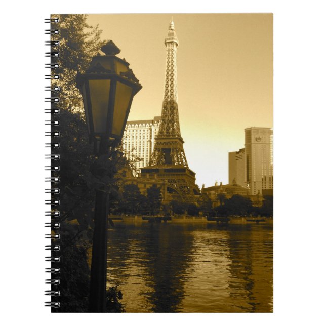 Cuaderno Torre Eiffel en Las Vegas (Frente)