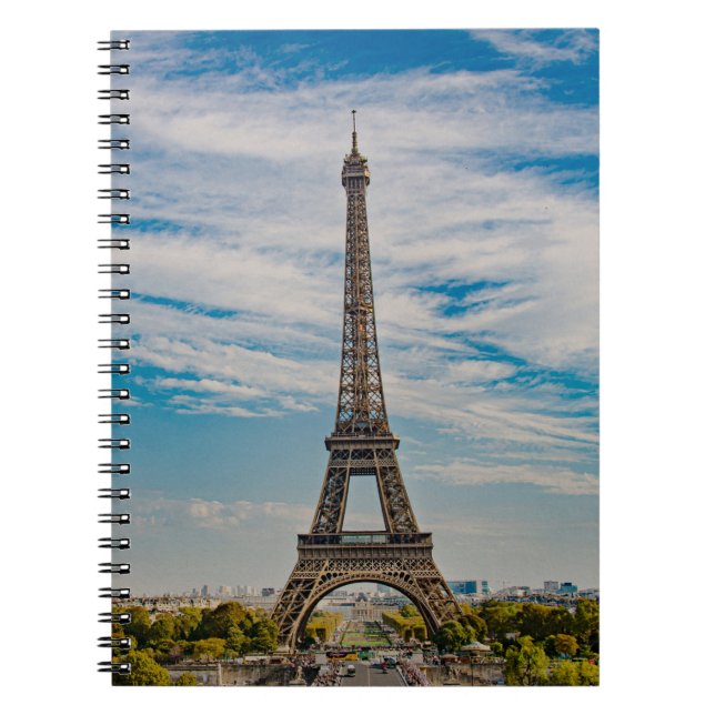 Cuaderno Torre Eiffel en París (Frente)