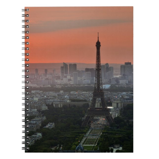 Cuaderno Torre Eiffel París Europa Viajes (Frente)
