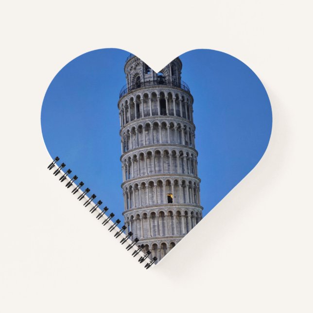 Cuaderno Torre inclinada al anochecer (Anverso)