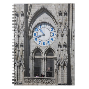 Cuaderno Torres del reloj en la Basílica Nacional, Ecuador