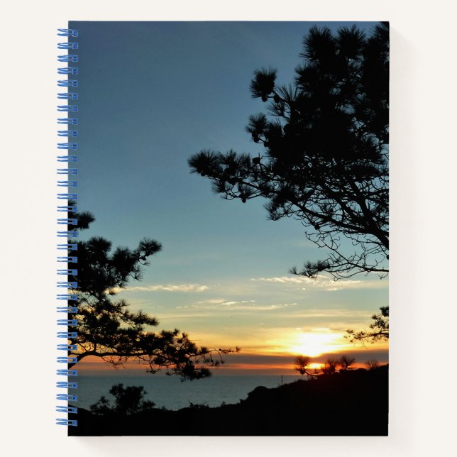 Cuaderno Torrey Pine Sunset III California (Anverso)