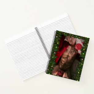 Cuaderno Torso masculino de seis músculos abdominales desnu