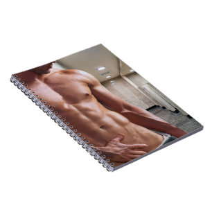 Cuaderno Torso masculino musculoso sin camiseta de Slippery
