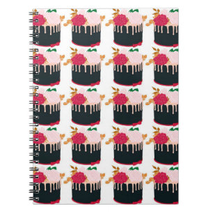 Cuaderno Torta de chocolate Rosa - Gracioso regalo de amant