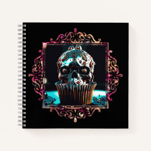Cuaderno Torta de cráneo para reloj