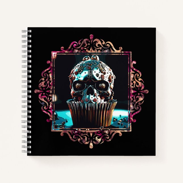 Cuaderno Torta de cráneo para reloj (Anverso)