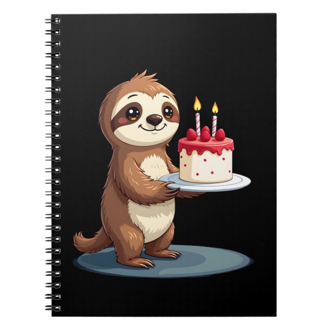 Cuaderno Torta de cumpleaños divertida con disfraz de perez (Frente)