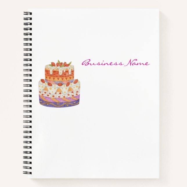 Cuaderno Torta de fresa de dos pisos (Anverso)