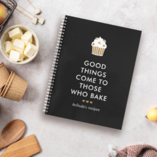 Cuaderno Torta de oro Faux Buenas Cosas Receta
